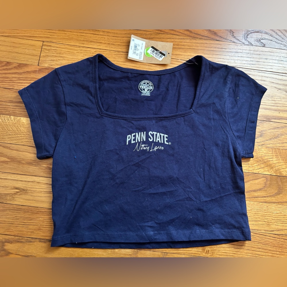 Rivalry Threads Penn State Navy Crop Top